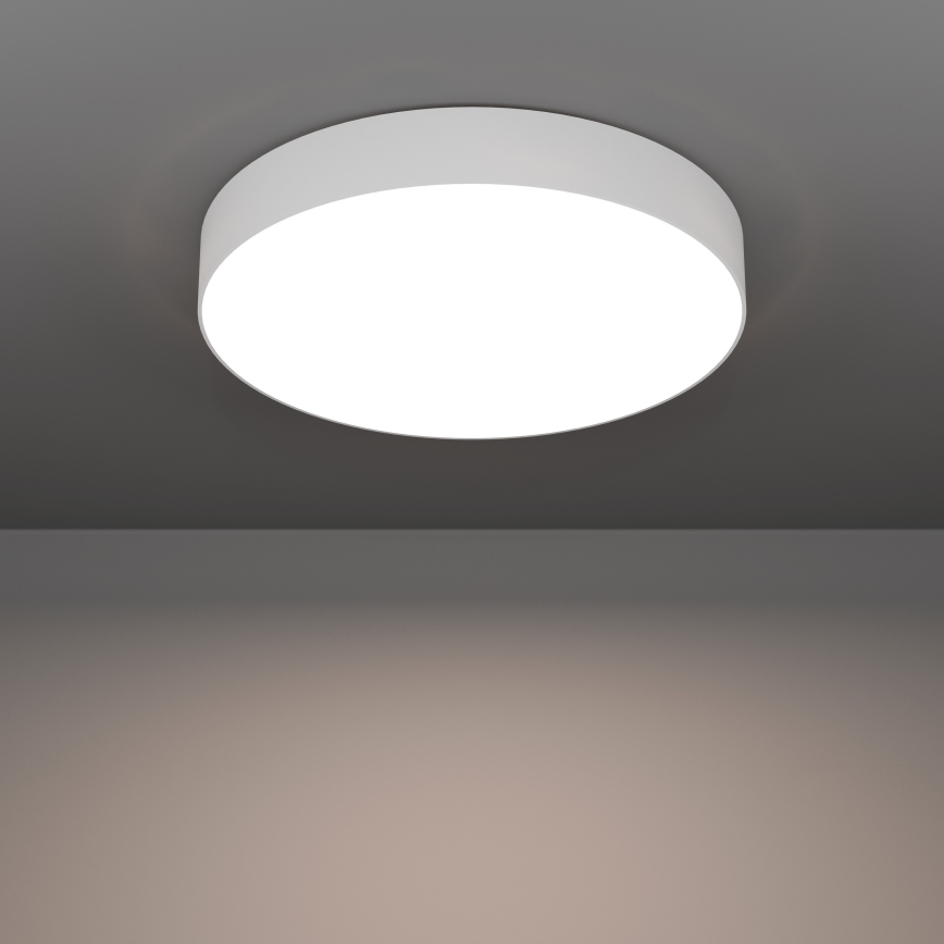Eglo Plafonieră LED RGBW dimabilă, 26 W, 230 V, 2700–6500 K, Ø 49 cm, alb