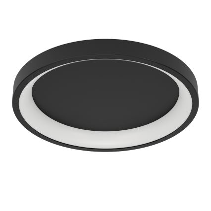 Eglo - Plafonieră LED RGBW reglabilă, 19,6 W, 230 V, 2700–6500 K, Ø 35 cm, negru