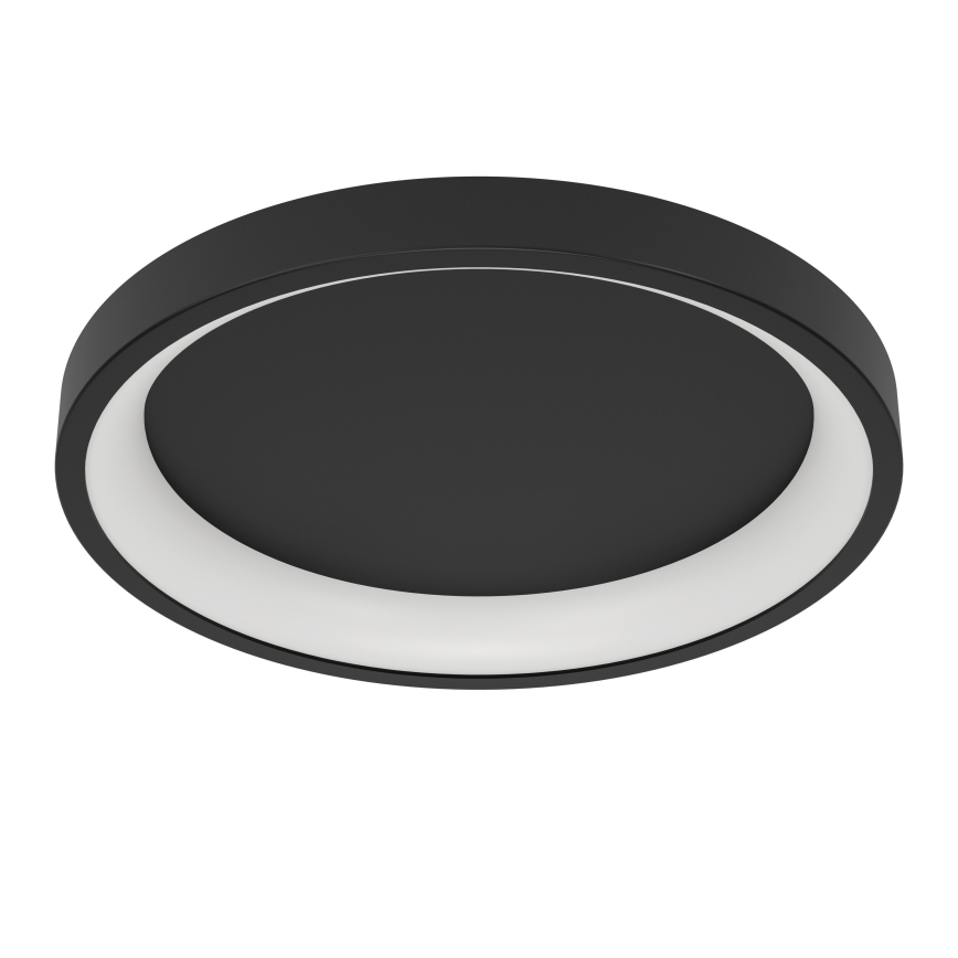 Eglo - Plafonieră LED RGBW reglabilă, 19,6 W, 230 V, 2700–6500 K, Ø 35 cm, negru