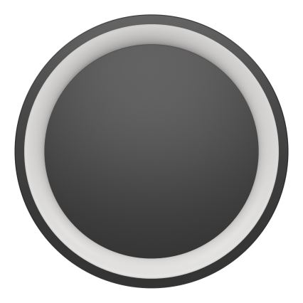 Eglo - Plafonieră LED RGBW reglabilă, 19,6 W, 230 V, 2700–6500 K, Ø 35 cm, negru