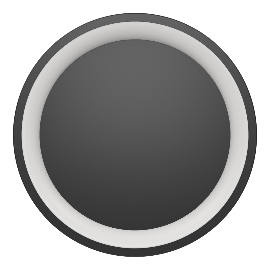 Eglo - Plafonieră LED RGBW reglabilă, 19,6 W, 230 V, 2700–6500 K, Ø 35 cm, negru