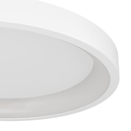 Eglo - Plafonieră LED RGBW dimabilă, 19,6 W, 230 V, 2700-6500 K, Ø35 cm, albă