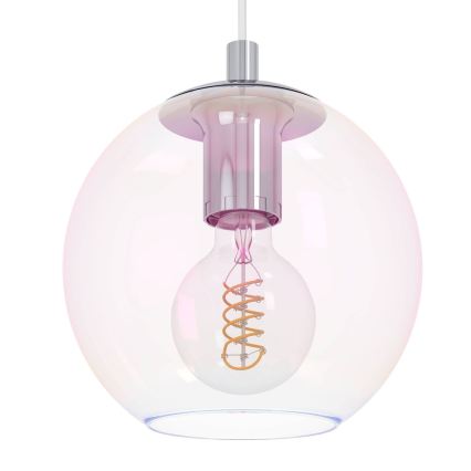 Eglo - Lustră cu cablu 3xE27/60W/230V crom lucios