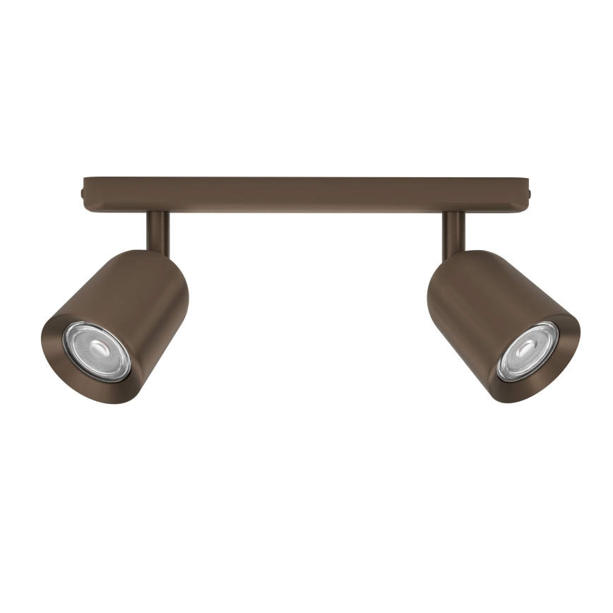 Eglo - Spot aplicat 2xGU10/10W/230V bronz