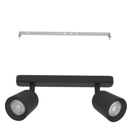 Eglo - Spot 2xGU10/10W/230V negru