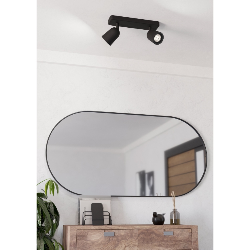 Eglo - Spot 2xGU10/10W/230V negru