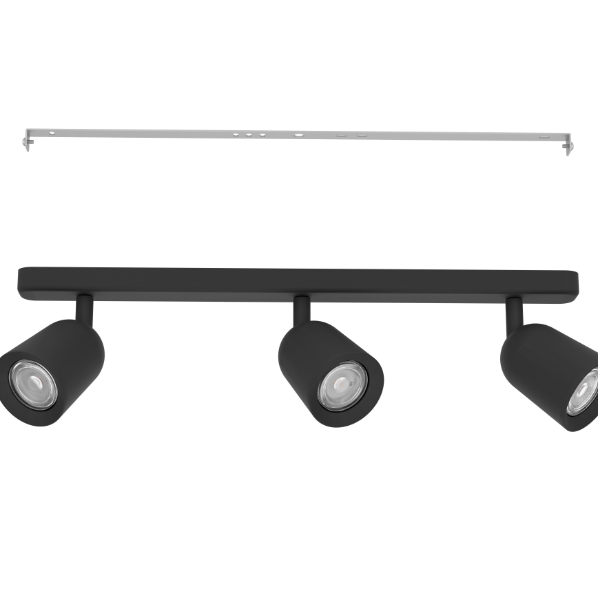 Eglo - Corp de iluminat tip spot 3x GU10/10W/230V, negru
