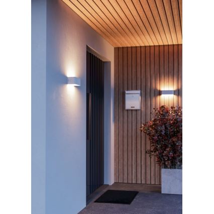 Eglo - Aplică LED RGBW pentru exterior, reglabilă, 10W, 230V, 2700-6500K, IP55, alb