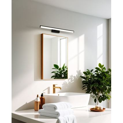 Eglo - Lumină LED pentru oglindă de baie LED/11W/230V 60 cm IP44 neagră