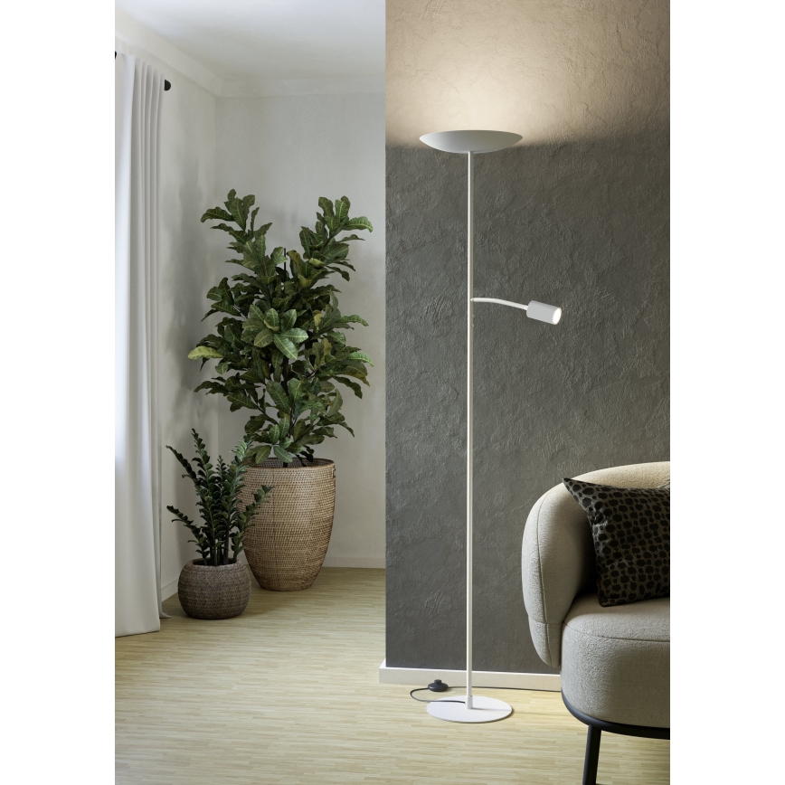 Eglo - Lampadar LED dimabil LED/26,5W/230V + LED/4W alb