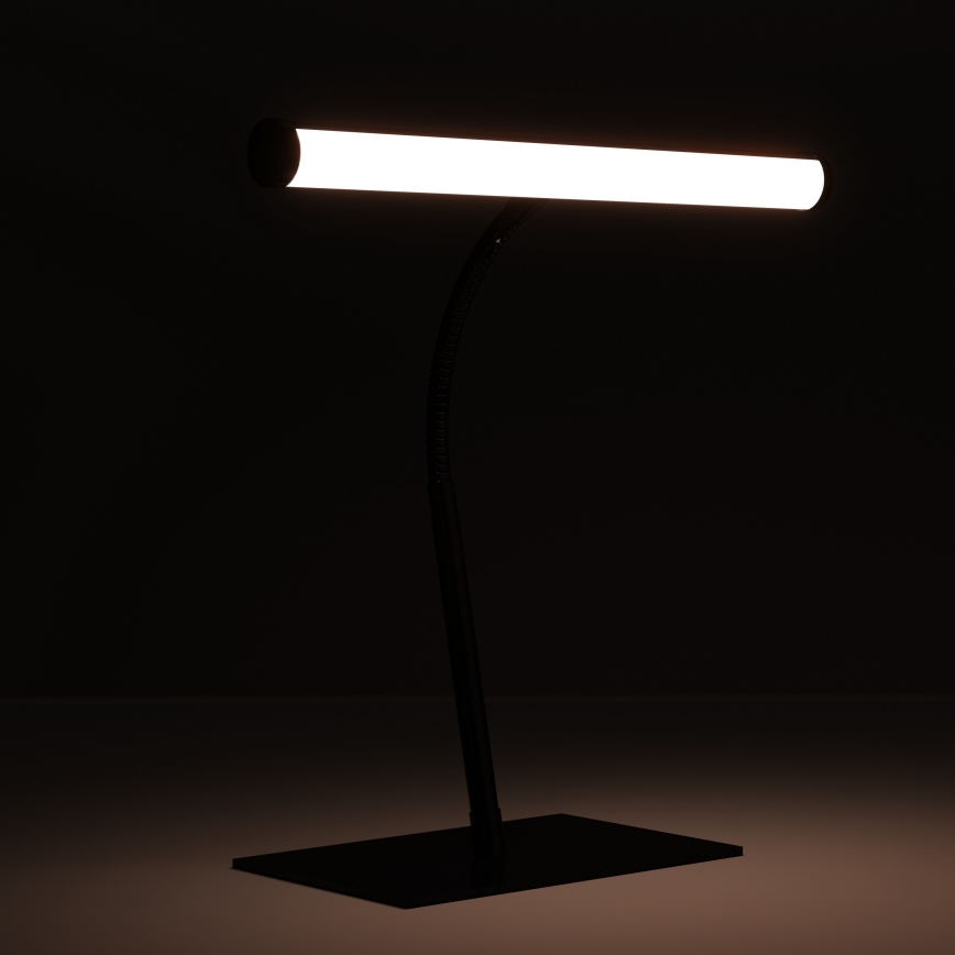 Eglo - Lampă LED de birou tactilă și dimerizabilă LED/5W/230V 2700/4000/6500K negru crom