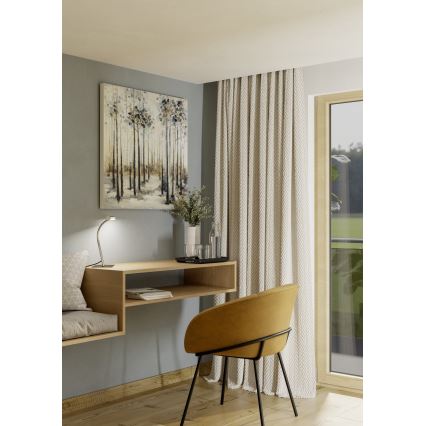 Eglo - Lampă de birou tactilă reglabilă LED/5W/230V 2700/4000/6500K crom mat