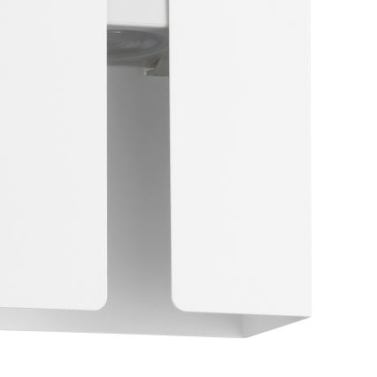 Eglo - Aplica de perete LED pentru exterior, 2xLED/4W/230V, 2700/4000/6000K, IP44, albă