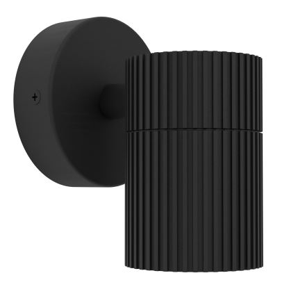 Eglo - Aplica de perete pentru exterior, 1x GU10/28W/230V, IP44, neagră