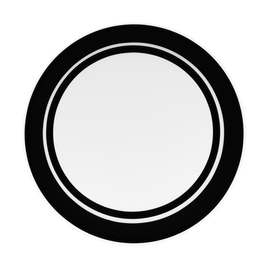 Eglo - Plafonieră LED, 24W, 230V, 2700/4000/6500K, Ø 40 cm, negru
