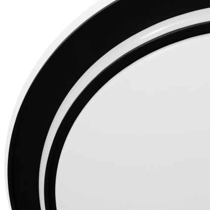 Eglo - Plafonieră LED 36 W, 230 V, Ø 49 cm, neagră