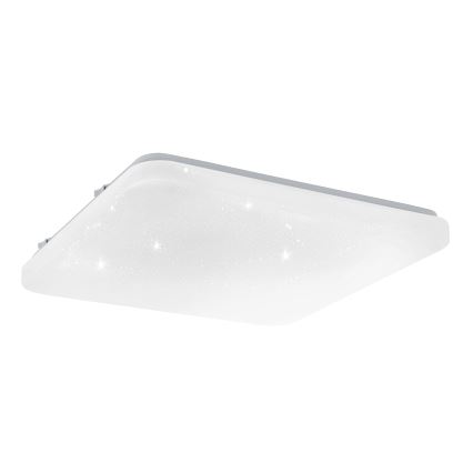 Eglo – Plafonieră LED pentru baie, 18 W, 230 V, temperatură de culoare selectabilă 3000/4000/6000 K, 33 x 33 cm, IP44