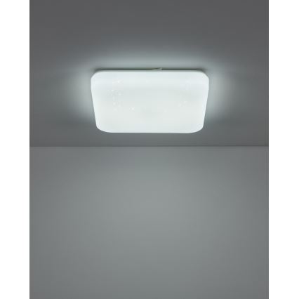 Eglo – Plafonieră LED pentru baie, 18 W, 230 V, temperatură de culoare selectabilă 3000/4000/6000 K, 33 x 33 cm, IP44