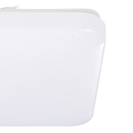 Eglo – Plafonieră LED pentru baie, 18 W, 230 V, temperatură de culoare selectabilă 3000/4000/6000 K, 33 x 33 cm, IP44