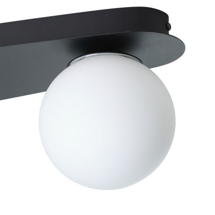 Eglo - Plafonieră LED pentru baie 3xG9/4,2W/230V IP44 neagră