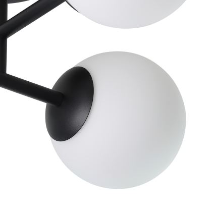 Eglo - Plafonieră LED aplicată pentru baie, 4xG9/4,2W/230V, IP44, negru