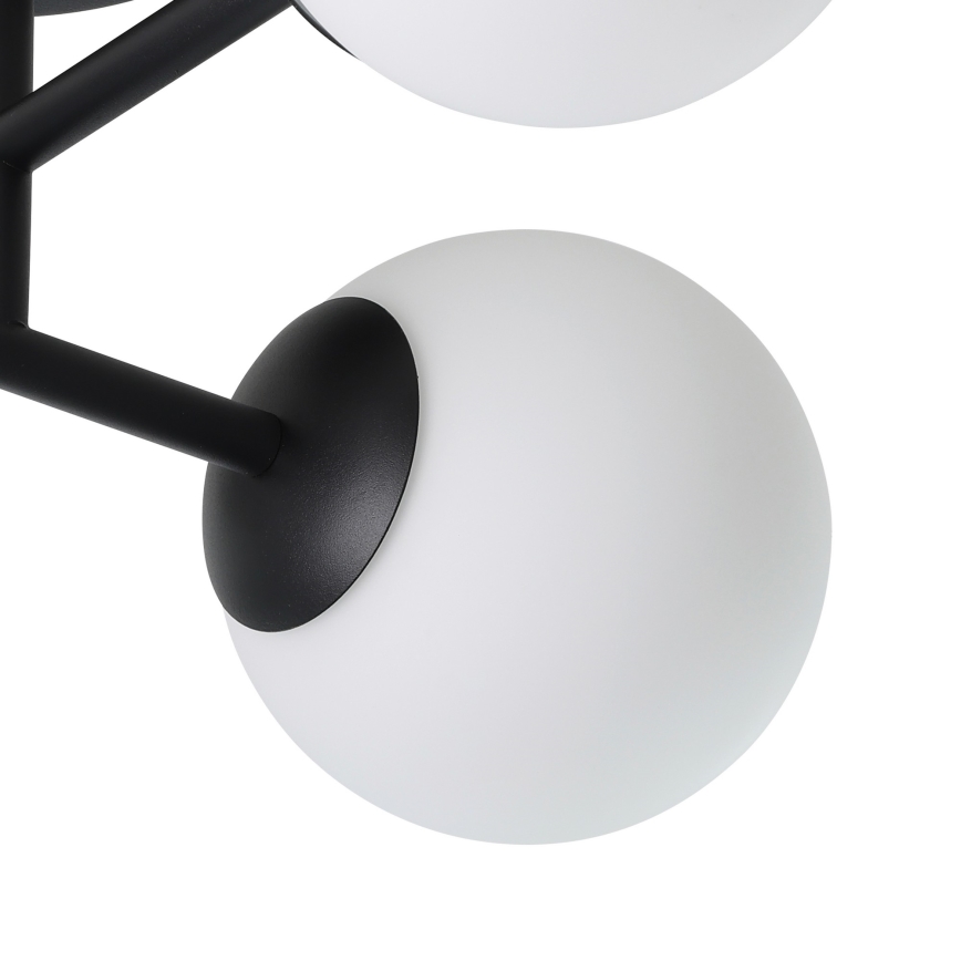 Eglo - Plafonieră LED aplicată pentru baie, 4xG9/4,2W/230V, IP44, negru