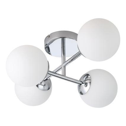 Eglo - Plafonieră LED aplicată pentru baie 4xG9/4,2W/230V IP44 crom lucios