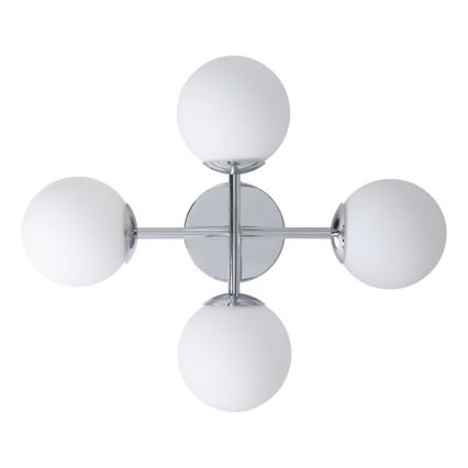 Eglo - Plafonieră LED aplicată pentru baie 4xG9/4,2W/230V IP44 crom lucios