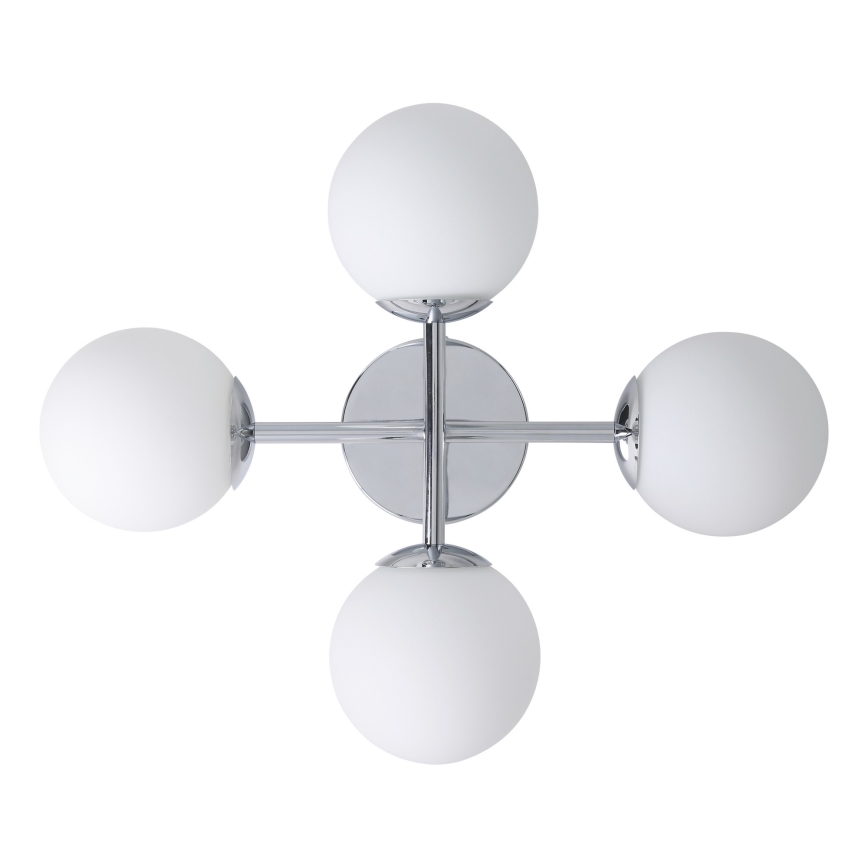 Eglo - Plafonieră LED aplicată pentru baie 4xG9/4,2W/230V IP44 crom lucios