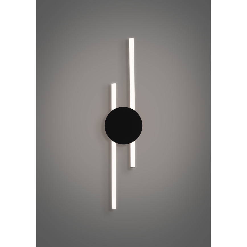 Eglo - Aplică LED de perete/20W/230V + LED/0,91W, neagră