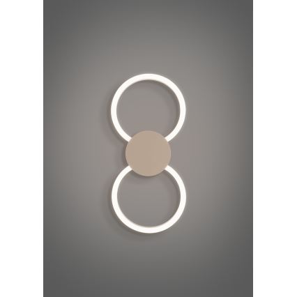 Eglo - Aplica de perete LED/20W/230V + LED/0,91W bej