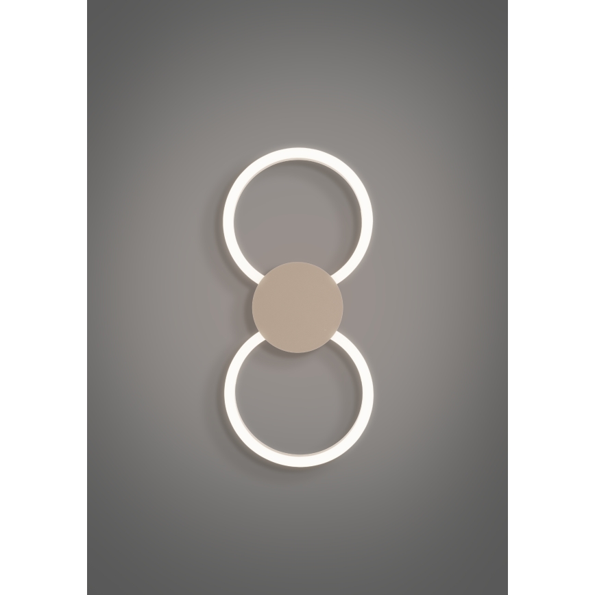 Eglo - Aplica de perete LED/20W/230V + LED/0,91W bej