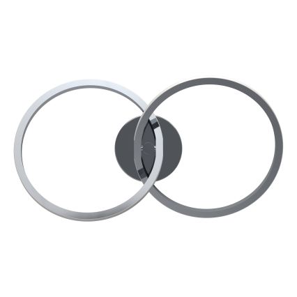 Eglo - Plafonieră LED 12W, 230V, 2700/4000/6500K, crom lucios