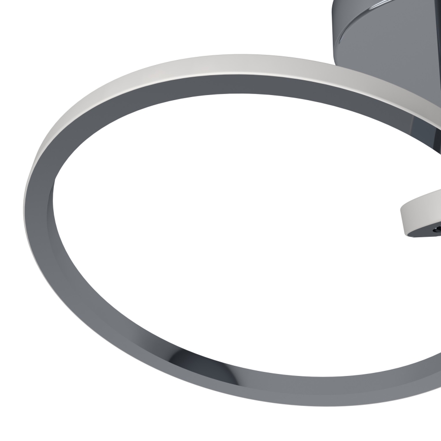 Eglo - Plafonieră LED 12W, 230V, 2700/4000/6500K, crom lucios