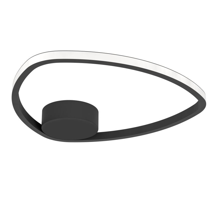 Eglo - Plafonieră LED, 9,7 W, 230 V, Ø 37,5 cm, neagră
