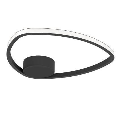 Eglo - Plafonieră LED 9,7W/230V 2700/4000/6500K Ø 37,5 cm negru
