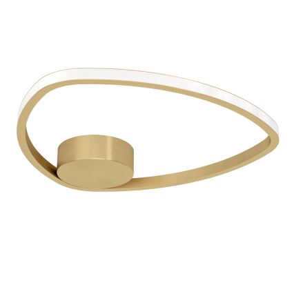 Eglo - Plafonieră LED, 9,7 W, 230 V, Ø 37,5 cm, auriu