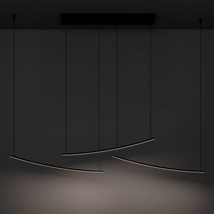 Eglo - Lustru suspendat LED dimabil pe cablu LED/22W/230V 2700/4000/6500K negru