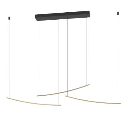 Eglo - Lustră suspendată LED dimabilă pe cablu LED/22W/230V 2700/4000/6500K auriu