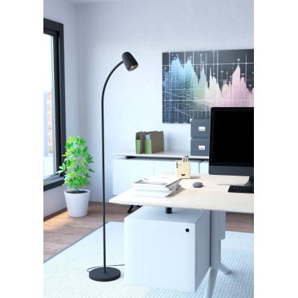 Eglo - Lampă de podea 1xE14/18W/230V neagră