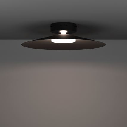 Eglo - Plafonieră LED RGBW reglabilă, LED/15,5W/230V, 2700-6500K, Ø 45 cm, neagră