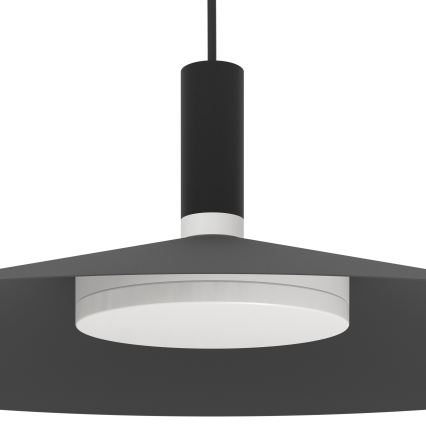 Eglo - Lustră LED RGBW dimabilă pe cablu LED/15,5W/230V 2700-6500K negru