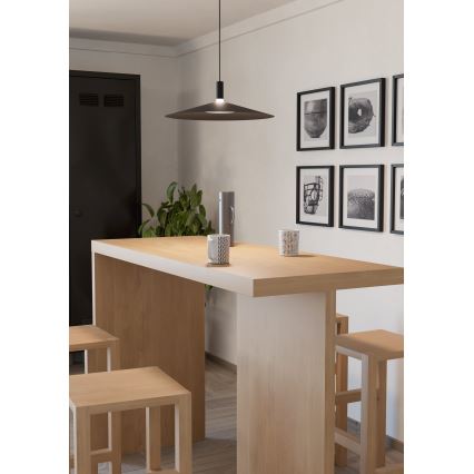 Eglo - Lustră LED RGBW dimabilă pe cablu LED/15,5W/230V 2700-6500K negru
