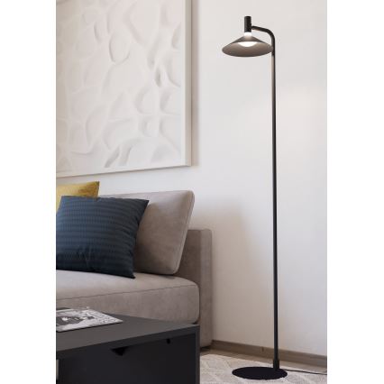 Eglo - Lampă de podea LED RGBW dimabilă, 7,5W, 230V, 2700-6500K, negru