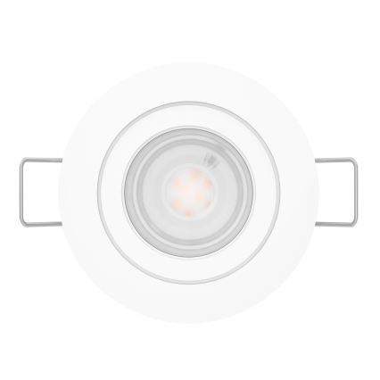Eglo - Lampă spot LED încastrată pentru baie, 1x GU10/4,5W/230V, IP44, albă