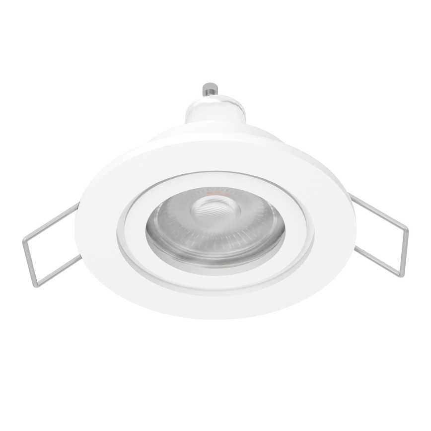 Eglo - Spot LED încastrat pentru baie, 1x GU10, 4,5 W, 230 V, IP44, alb