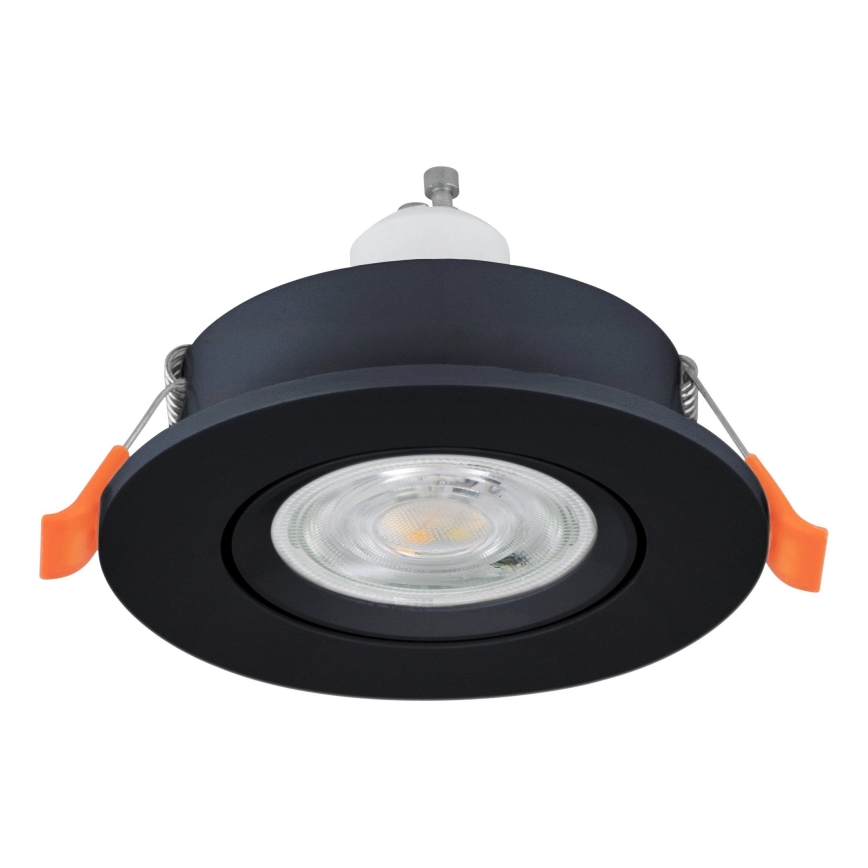 Eglo - Spot LED încastrat pentru tavan 1xGU10/4,5W/230V negru