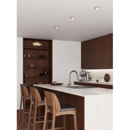 Eglo - Spot LED încastrat pentru tavan 1xGU10/4,5W/230V crom mat