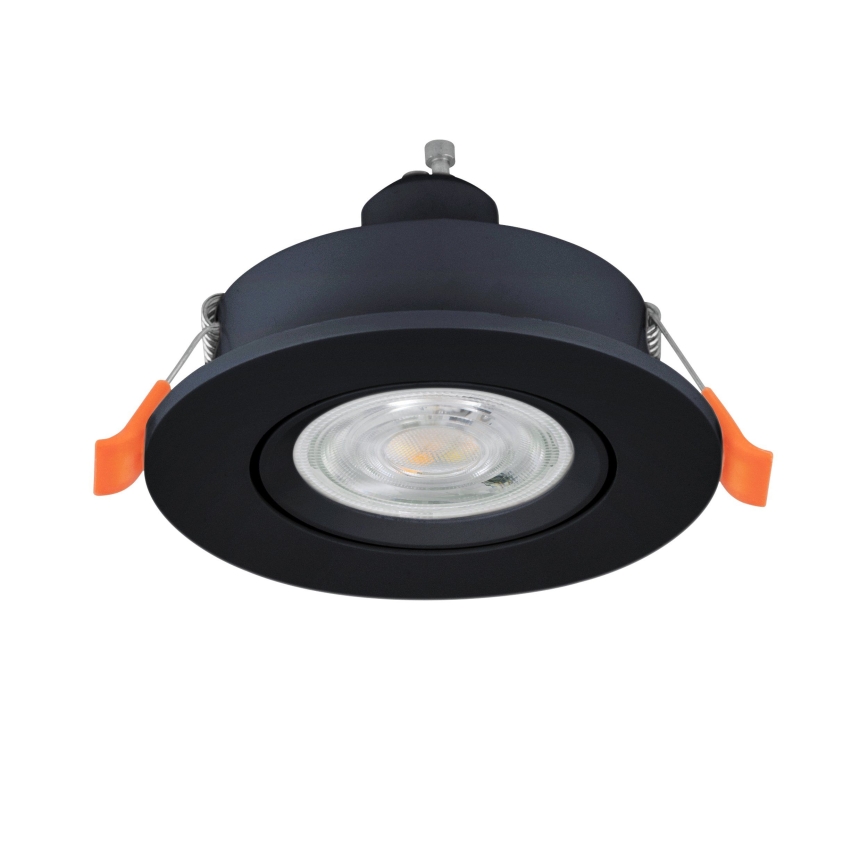 Eglo - Spot LED încastrat, 4,8 W, 230 V, 2700/4000/6500 K, negru