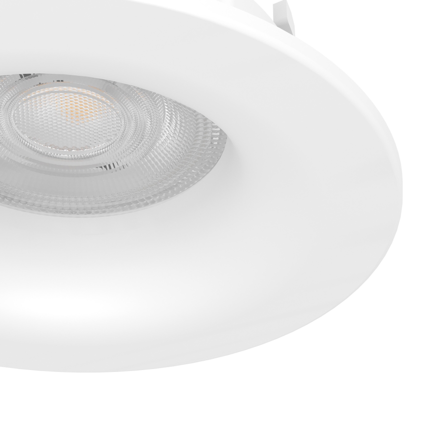 Eglo - Set de 3 spoturi LED încastrate pentru baie, 4,9 W, 230 V, 2700/4000/6500 K, Ø 8,8 cm, IP65, alb